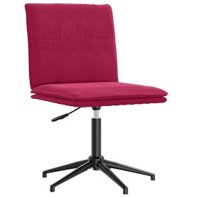 Silla de comedor terciopelo rojo tinto en Sillas de comedor | Comprar online en Foru.es