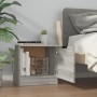 Mesitas de noche 2 unidades color gris Sonoma 40x39x40 cm de vidaXL, Mesitas de noche - Ref: Foro24-817030, Precio: 53,53 €, ...