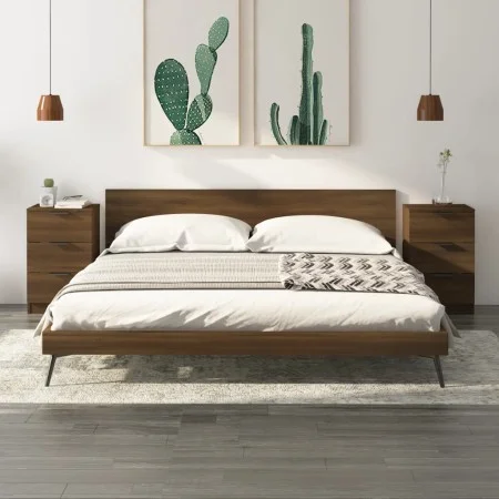 Nightstands 2 units oak brown 40x36x65 cm by vidaXL, Nightstands - Ref: Foro24-817056, Price: 92,34 €, Discount: %