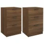 Nightstands 2 units oak brown 40x36x65 cm by vidaXL, Nightstands - Ref: Foro24-817056, Price: 92,34 €, Discount: %