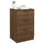 Nightstands 2 units oak brown 40x36x65 cm by vidaXL, Nightstands - Ref: Foro24-817056, Price: 92,34 €, Discount: %