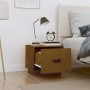 Mesita de noche madera maciza de pino marrón miel 40x34x35 cm de vidaXL, Mesitas de noche - Ref: Foro24-818291, Precio: 38,08...