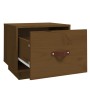 Mesita de noche madera maciza de pino marrón miel 40x34x35 cm de vidaXL, Mesitas de noche - Ref: Foro24-818291, Precio: 38,08...