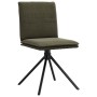 Silla de comedor cuero gamuza verde militar en Sillas de comedor | Comprar online en Foru.es