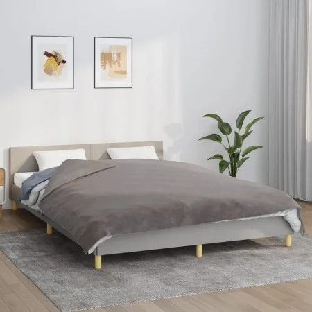 Manta con peso con funda tela gris 200x200 cm 13 kg de vidaXL, Mantas - Ref: Foro24-350833, Precio: 105,45 €, Descuento: %