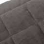 Manta con peso tela gris 140x200 cm 10 kg de vidaXL, Mantas - Ref: Foro24-3154836, Precio: 61,77 €, Descuento: %