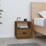 Mesita de noche madera maciza de pino marrón miel 40x34x45 cm de vidaXL, Mesitas de noche - Ref: Foro24-818301, Precio: 39,64...