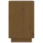 Mesita de noche madera maciza de pino marrón miel 40x34x55 cm de vidaXL, Mesitas de noche - Ref: Foro24-818321, Precio: 55,47...