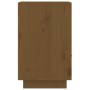 Mesita de noche madera maciza de pino marrón miel 40x34x55 cm de vidaXL, Mesitas de noche - Ref: Foro24-818321, Precio: 56,23...