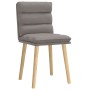 Sillas de comedor 2 unidades tela gris taupé en Sillas de comedor | Comprar online en Foru.es