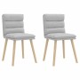 Sillas de comedor 2 uds tela gris nube en Sillas de comedor | Comprar online en Foru.es