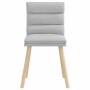 Sillas de comedor 2 uds tela gris nube en Sillas de comedor | Comprar online en Foru.es