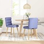 Sillas de comedor 2 uds tela azul jeans en Sillas de comedor | Comprar online en Foru.es