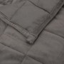 Manta con peso tela gris 152x203 cm 11 kg de vidaXL, Mantas - Ref: Foro24-3154838, Precio: 64,69 €, Descuento: %