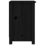 Mesitas de noche 2 uds madera maciza de pino negro 40x35x55 cm de vidaXL, Mesitas de noche - Ref: Foro24-820965, Precio: 68,3...