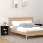 Mesitas de noche 2 uds madera maciza de pino negro 40x35x55 cm de vidaXL, Mesitas de noche - Ref: Foro24-820965, Precio: 68,3...