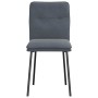 Sillas de comedor 2 unidades terciopelo gris oscuro en Sillas de comedor | Comprar online en Foru.es