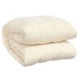 Manta con peso tela color crema claro 200x220 cm 13 kg de vidaXL, Mantas - Ref: Foro24-3154877, Precio: 79,87 €, Descuento: %