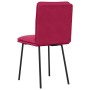 Sillas de comedor 2 unidades terciopelo rojo tinto en Sillas de comedor | Comprar online en Foru.es