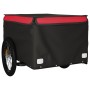 Remolque para bicicleta hierro negro y rojo 45 kg de vidaXL, Remolques para bicicletas - Ref: Foro24-94090, Precio: 95,40 €, ...