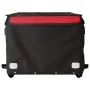 Remolque para bicicleta hierro negro y rojo 45 kg de vidaXL, Remolques para bicicletas - Ref: Foro24-94090, Precio: 95,08 €, ...