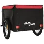 Remolque para bicicleta hierro negro y rojo 45 kg de vidaXL, Remolques para bicicletas - Ref: Foro24-94090, Precio: 95,08 €, ...