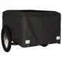Remolque para bicicleta hierro negro y rojo 45 kg de vidaXL, Remolques para bicicletas - Ref: Foro24-94090, Precio: 95,08 €, ...