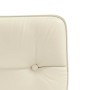 Silla de comedor de cuero sintético color crema en Sillas de comedor | Comprar online en Foru.es