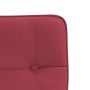 Silla de comedor de cuero sintético rojo tinto en Sillas de comedor | Comprar online en Foru.es
