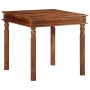 Mesa de comedor madera maciza de acacia 80x80x77 cm en Mesas de comedor | Comprar online en Foru.es
