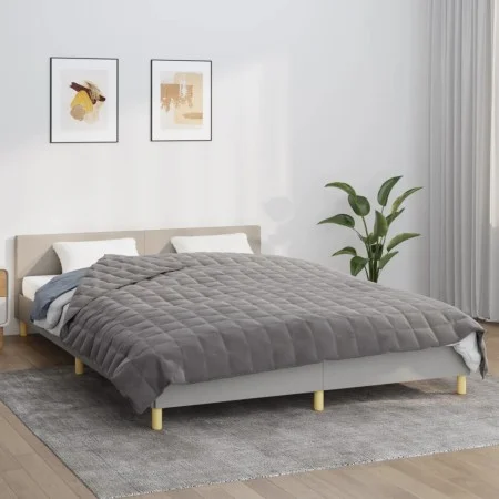 Weighted blanket gray fabric 220x240 cm 11 kg by vidaXL, Blankets - Ref: Foro24-3154844, Price: 79,75 €, Discount: %