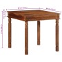 Mesa de comedor madera maciza de acacia 80x80x77 cm en Mesas de comedor | Comprar online en Foru.es