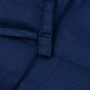 Manta con peso tela azul 150x200 cm 7 kg de vidaXL, Mantas - Ref: Foro24-350738, Precio: 69,55 €, Descuento: %