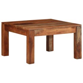 Mesa de centro madera maciza de acacia 60x60x35 cm en Mesas de centro | Comprar online en Foru.es