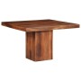 Mesa de comedor madera maciza de acacia 120x120x77 cm en Mesas de comedor | Comprar online en Foru.es