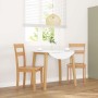 Sillas de comedor  2 uds madera maciza natural caucho en Sillas de comedor | Comprar online en Foru.es