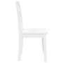 Sillas de comedor 2 unidades madera maciza de caucho blanco en Sillas de comedor | Comprar online en Foru.es