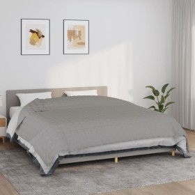Manta con peso tela gris 220x260 cm 11 kg de vidaXL, Mantas - Ref: Foro24-350730, Precio: 86,96 €, Descuento: %
