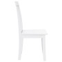 Sillas de comedor 2 unidades madera maciza de caucho blanco en Sillas de comedor | Comprar online en Foru.es