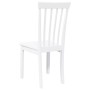 Sillas de comedor 2 unidades madera maciza de caucho blanco en Sillas de comedor | Comprar online en Foru.es