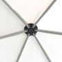 Carpa desplegable hexagonal 6 paredes blanco crema 3,6x3,1m de vidaXL, Carpas y cenadores - Ref: Foro24-42109, Precio: 218,95...