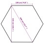 Carpa desplegable hexagonal 6 paredes blanco crema 3,6x3,1m de vidaXL, Carpas y cenadores - Ref: Foro24-42109, Precio: 218,95...