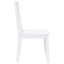 Sillas de comedor 2 unidades madera maciza de caucho blanco en Sillas de comedor | Comprar online en Foru.es