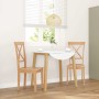 Sillas de comedor 2 unidades madera maciza de caucho en Sillas de comedor | Comprar online en Foru.es