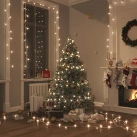 Tira de luces con 1000 LED PVC blanco cálido 100 m de vidaXL, Luces de Navidad - Ref: Foro24-343232, Precio: 52,62 €, Descuen...