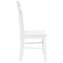 Sillas de comedor 2 unidades madera maciza de caucho blanco en Sillas de comedor | Comprar online en Foru.es
