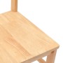 Sillas de comedor 2 unidades madera maciza de caucho en Sillas de comedor | Comprar online en Foru.es