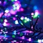 Tira de luces de racimo con 400 LED PVC pastel multicolor 7,4 m de vidaXL, Luces de Navidad - Ref: Foro24-343238, Precio: 16,...