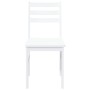 Sillas de comedor 2 unidades madera maciza de caucho blanco en Sillas de comedor | Comprar online en Foru.es