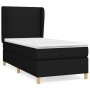 Cama box spring con colchón tela negro 100x200 cm de vidaXL, Camas y somieres - Ref: Foro24-3128343, Precio: 345,26 €, Descue...
